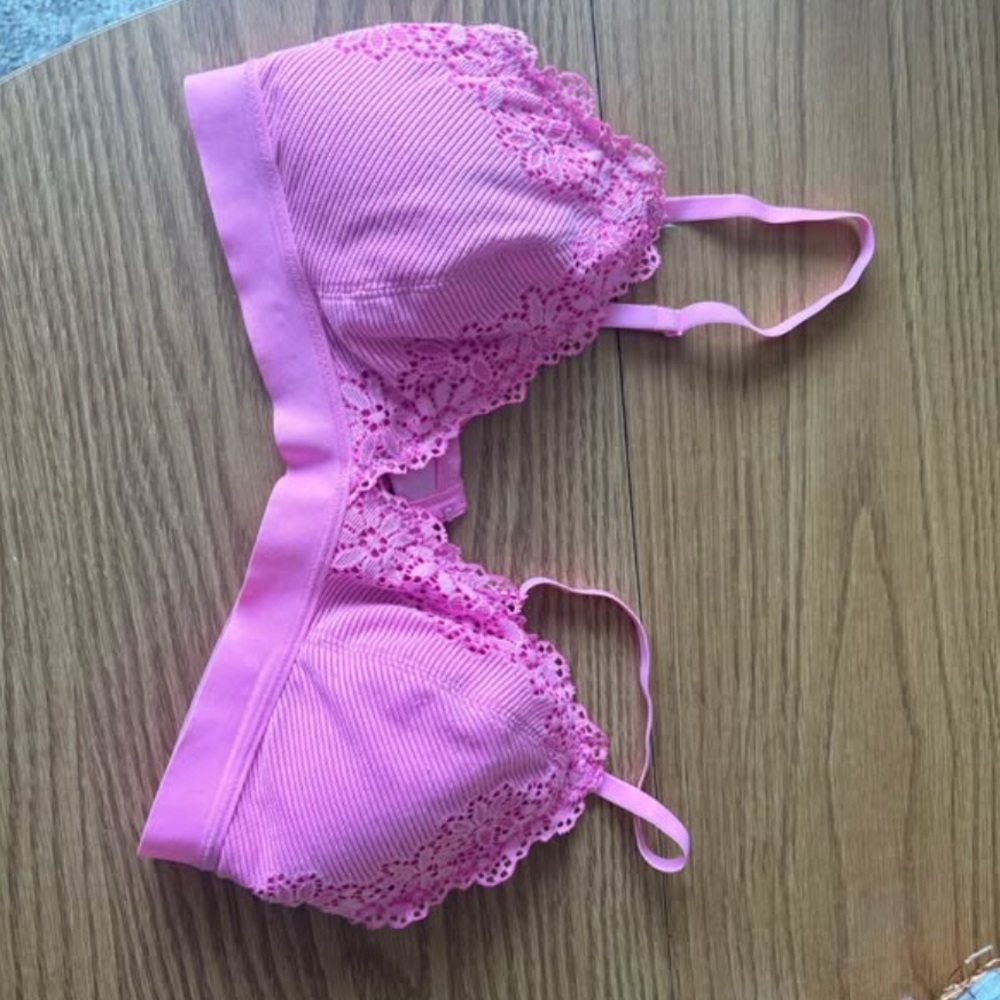 aerie pink bralette